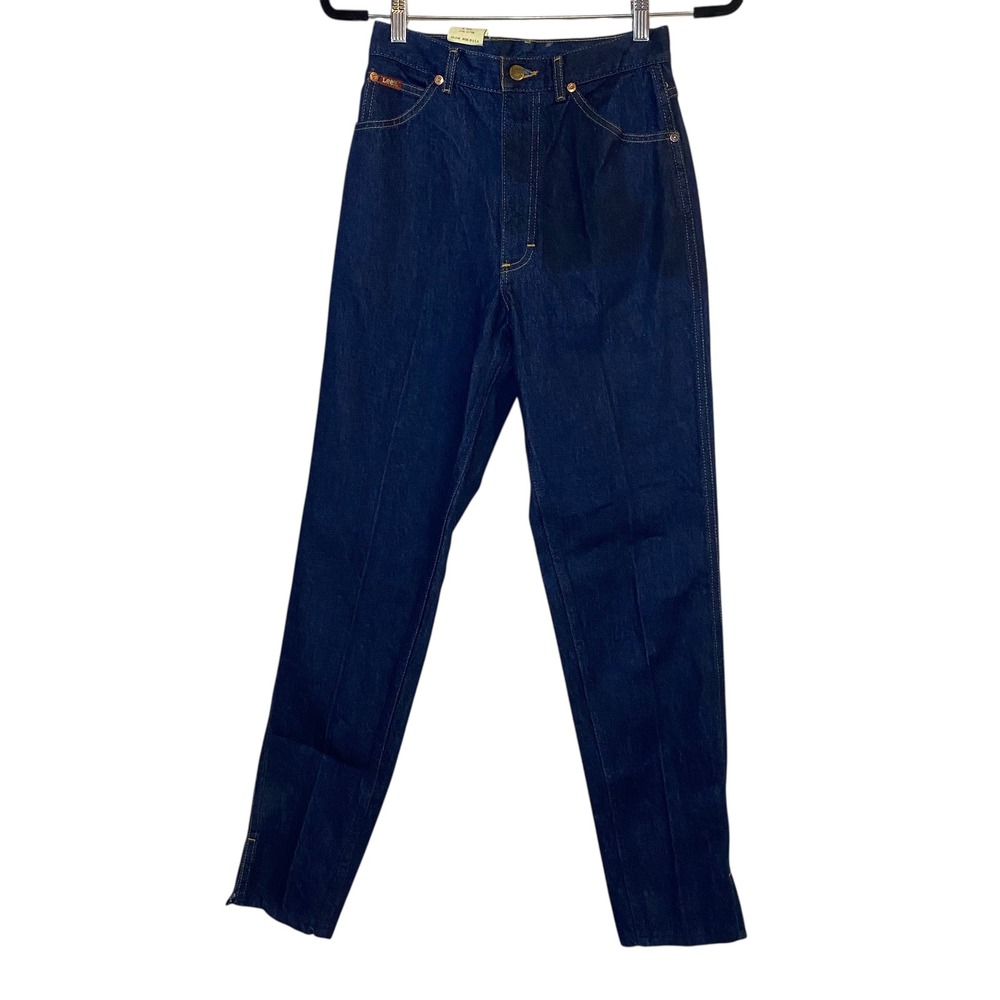 Vintage Lee Jr. Capri Jeans‎ Size 7 Bareback High Waist 100% Cotton Made in USA